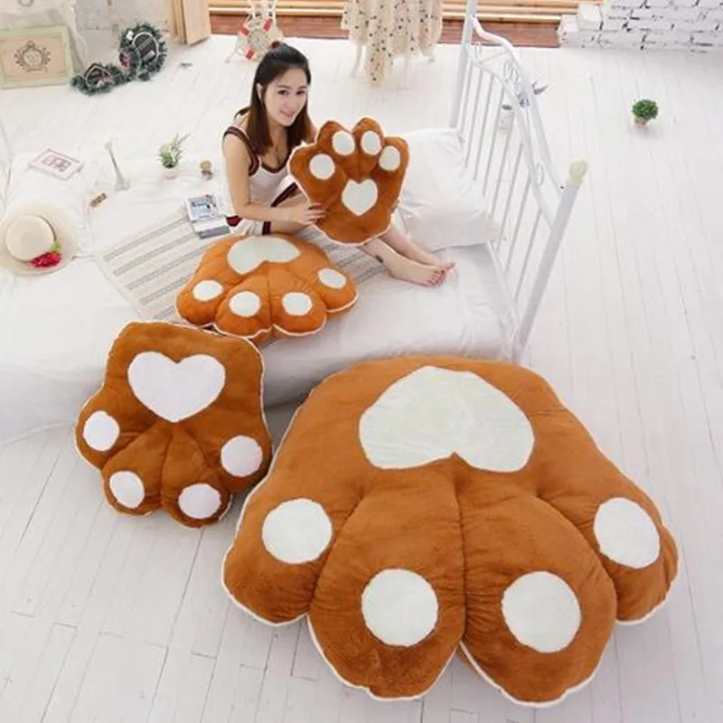 Мягкие плюшевые подушки в виде медвежьих лап 45 х50 см|plush one piece|gift kids birthdayplush stuffed |
