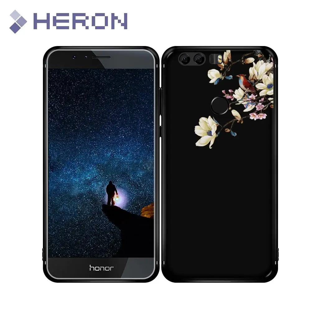 New Super UltraThin TPU Mate Silicon black Soft Phone hot Case For Huawei Honor 8 9 i Lite V9 V10 beautiful Shell Back Cover Bag |