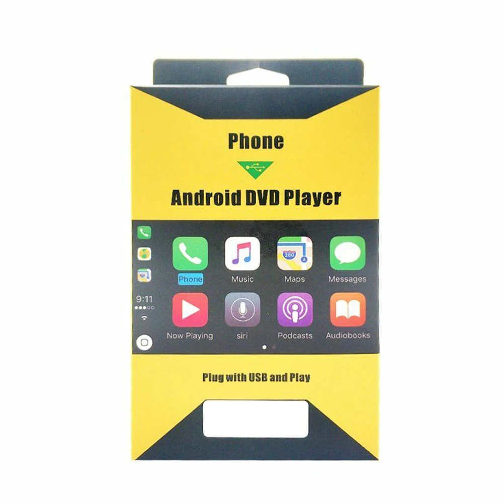 USB CarPlay адаптер для Android автомобиля головное устройство Zbox2 Plug and Play сенсорного