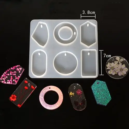1 шт. модели силиконовые формы плюрализм прессформы смолы DIY ювелирные изделия