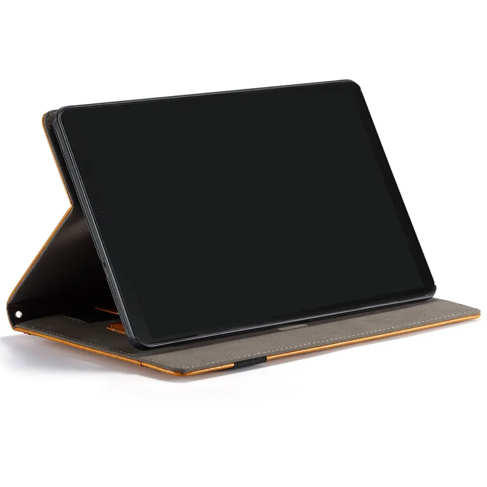 

For Samsung galaxy Tab A 10.5 inch SM-T590 T595 T597 Case Retro Leather Stand Cover With Card Slot Auto Sleep Wake Smart Case