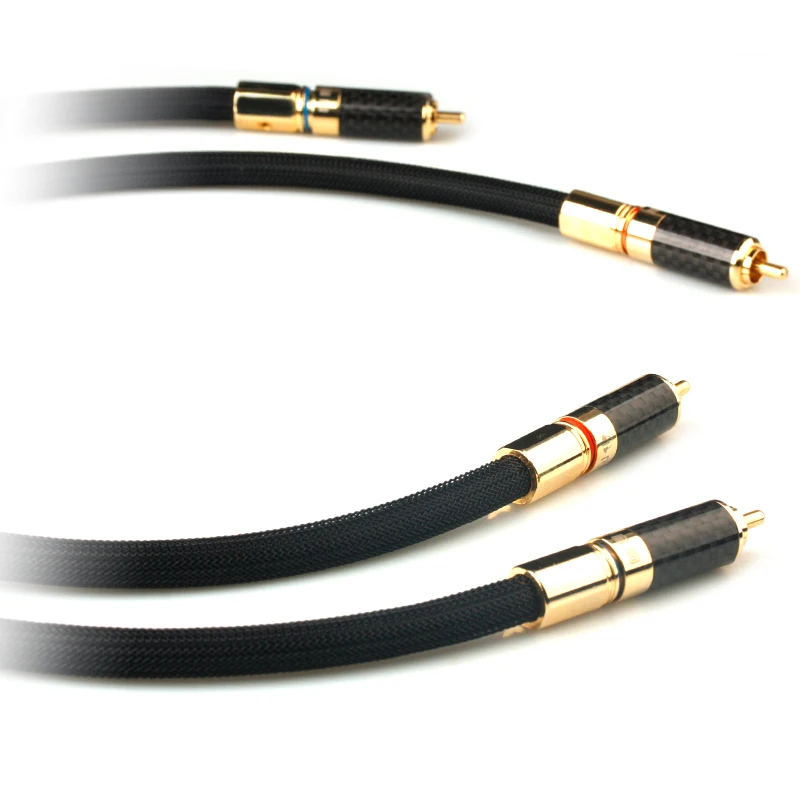 Аудиокабель xiaofan X04 2RCA на 2 RCA штекер OCC аудиокабель 0 5 м 1 для домашнего кинотеатра