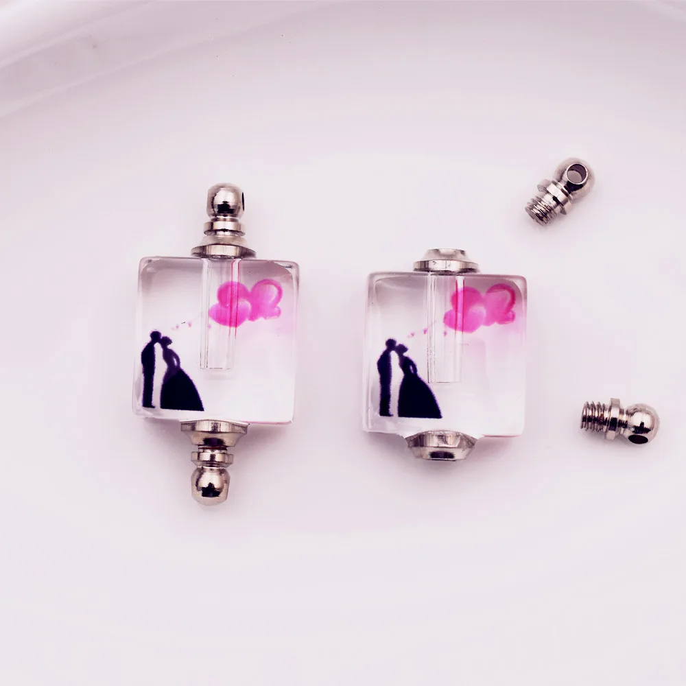 1 шт. романтические свадебные стеклянные хрустальные флаконы парфюмерный флакон