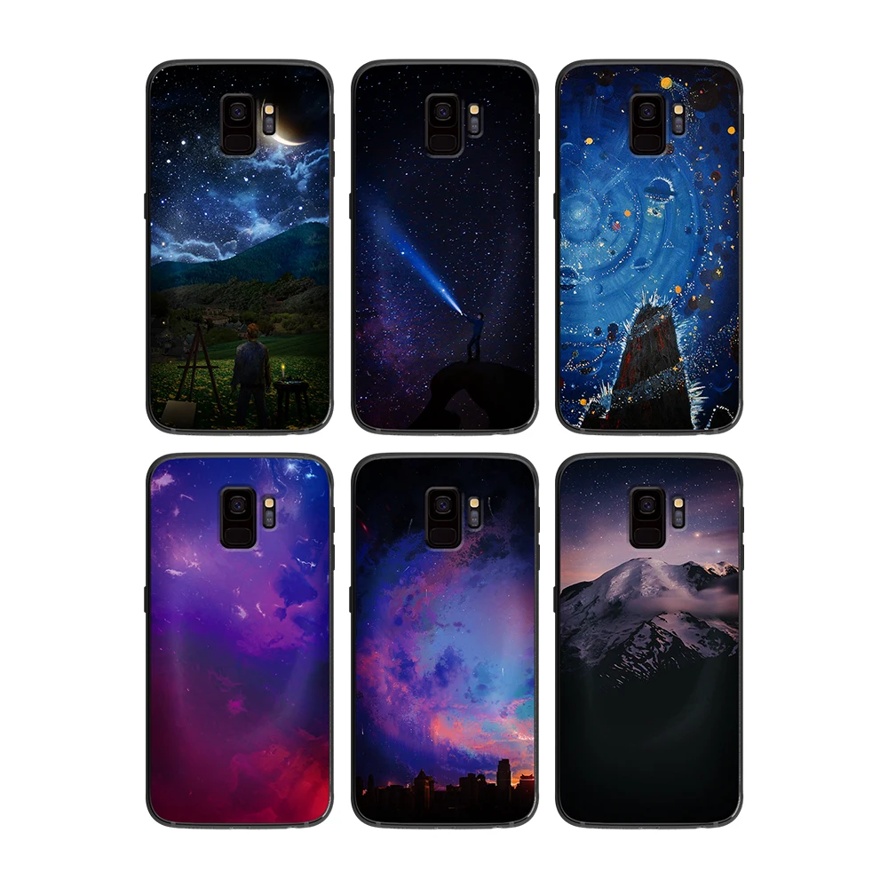 Мягкий чехол для samsung Galaxy S6 S7 S8 S9 S10e Plus Note 8 9 S задняя крышка coque capa | Мобильные