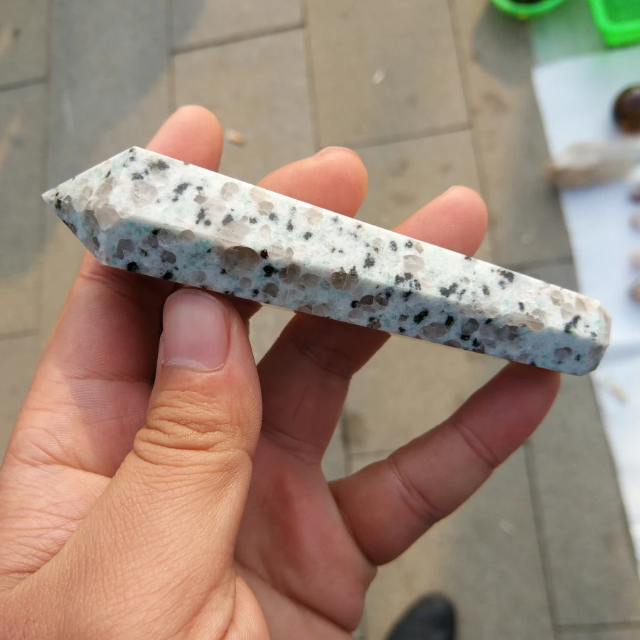 Прямая поставка оптовая продажа натуральный белый кристалл Дымчатая труба +