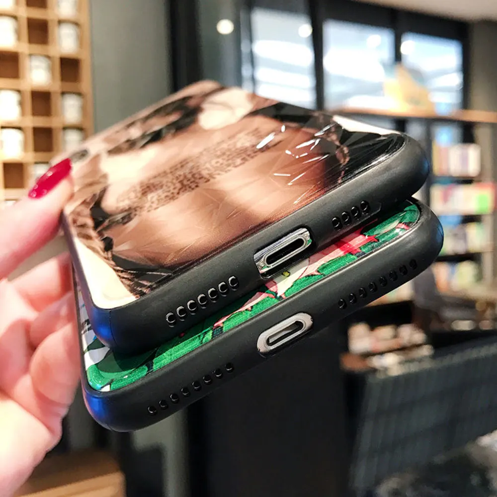 Модный чехол для iPhone X XS XR Xs 8Plus 7 Plus в форме бриллианта 6 6S грязеотталкивающий