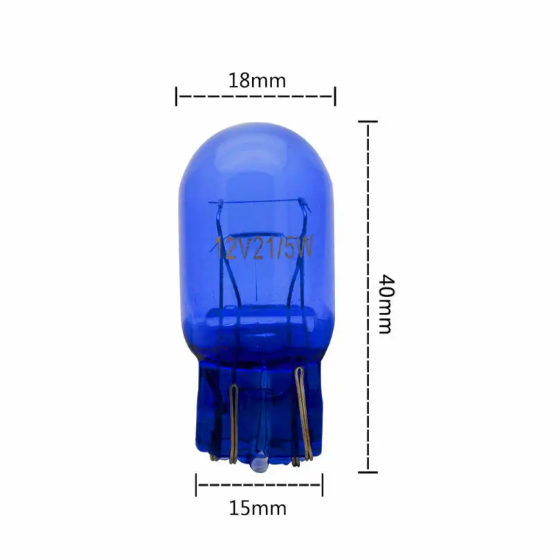 4X12 V 5W Супер Белые Hid эффект лампы W21 T20 580 двойная нить Sidelight 7443