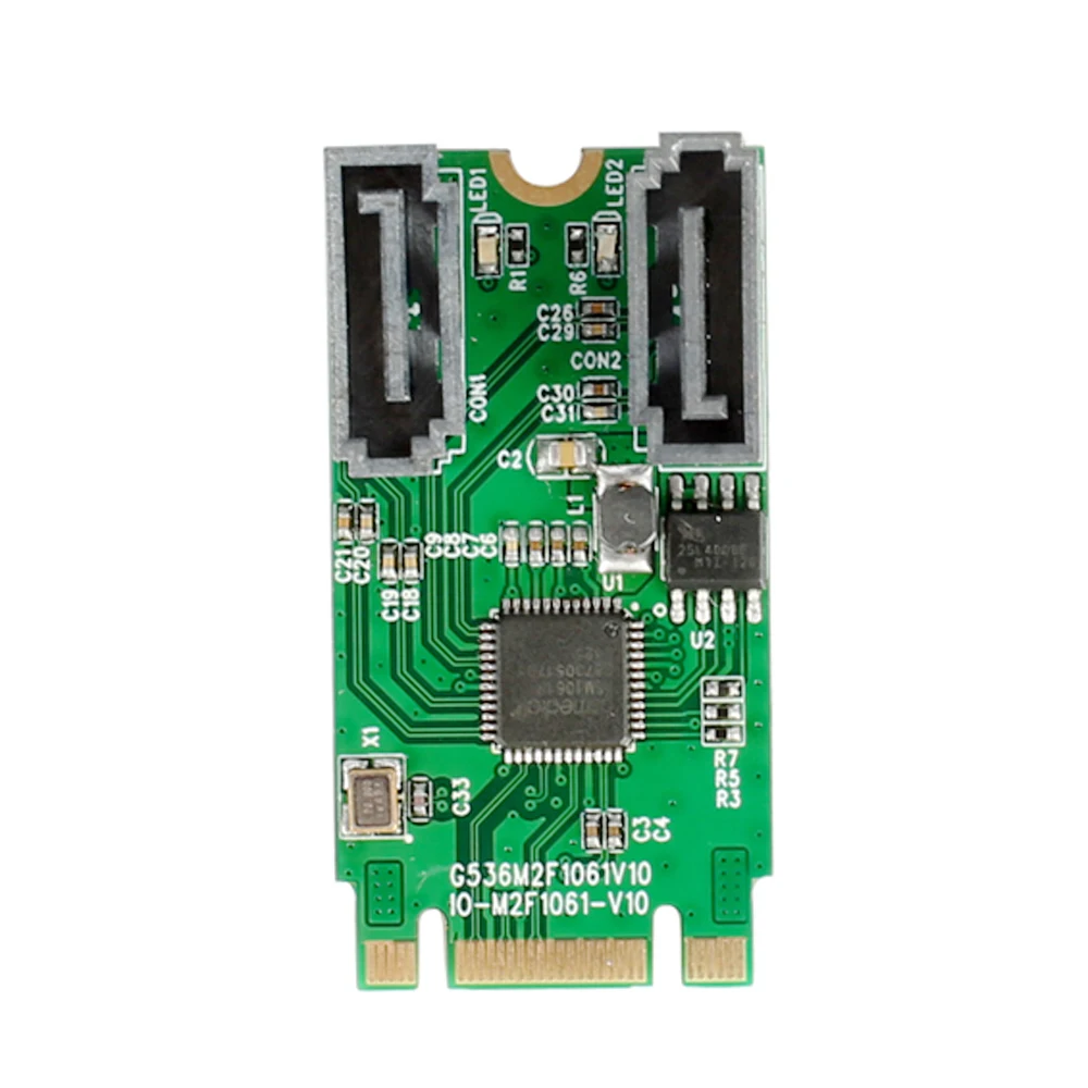 M.2 B + M слот для ключей на 2 порта SATA 6G RAID адаптер контроллер порт поддержки карты win