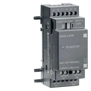 Или б/у 6ED1055-1FB00-0BA1 логотип simatic! DM8 230R, PU/I/O 230 В/230 В/релис, 4 DI/4 DO PLC логический модуль контроллера