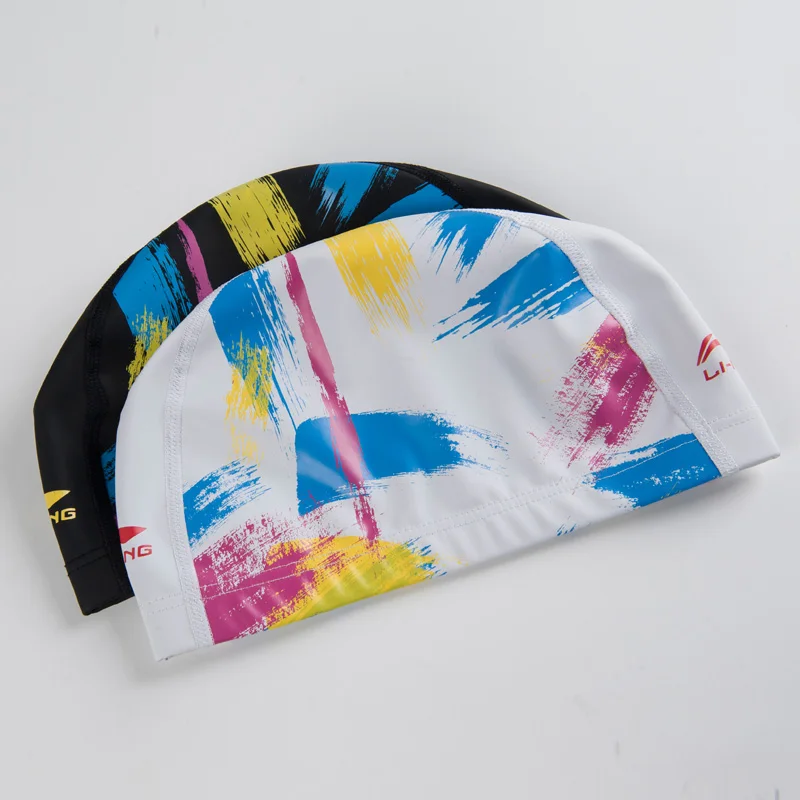 Новый LI NING профессиональная спортивная шапочка для купания зрелых женщин