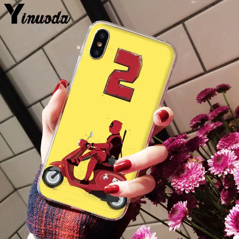 11pro MAX Deadpool2 2018 новый роскошный модный Чехол для мобильного телефона Apple iPhone 8 7 6 6S