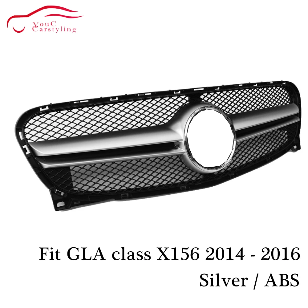 Решетка для переднего бампера X156 AMG решетка Mercedes GLA class pre facelift 2014 2015 2016 GLA200 GLA250 GLA45
