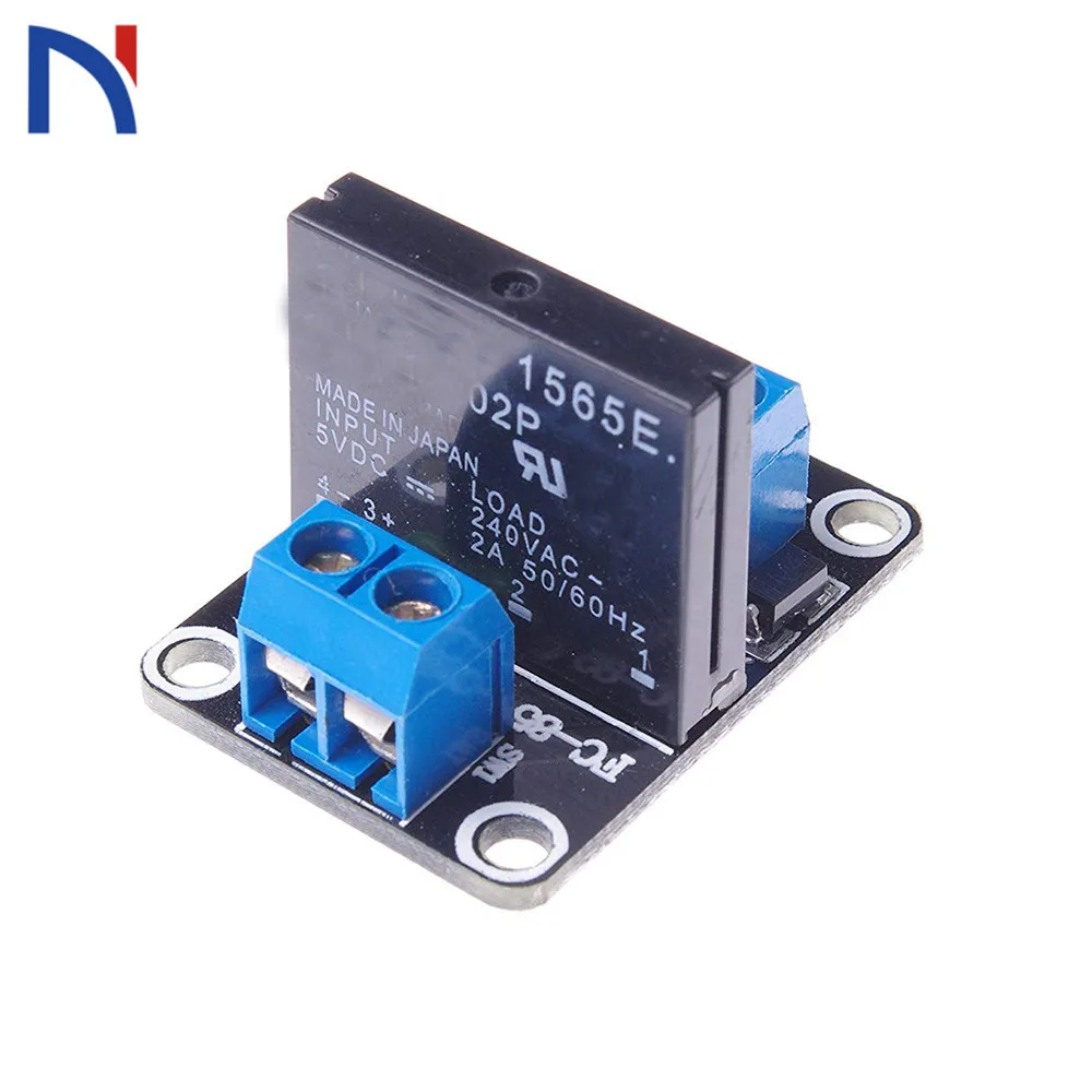 

1 Channel Solid State Relay G3MB-202P DC-AC PCB SSR In 5V DC Out 240V AC 2A Relay Module for arduino diy kit