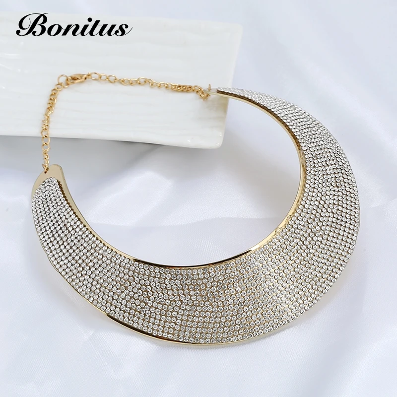 [Ювелирный магазин bonitus] NewArrival модный воротник колье со стразами кристалл
