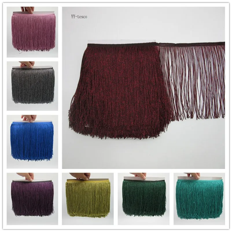 YY tesco 10 метров ширина 20 см кружевная бахрома отделка бахромой для сделай сам