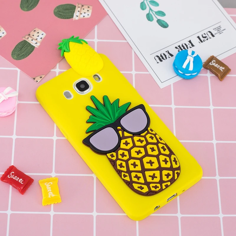3D Cartoon Unicorn Cover For Samsung J5 2016 Case Cute Toys Phone Galaxy J510 Silicone Bumper |