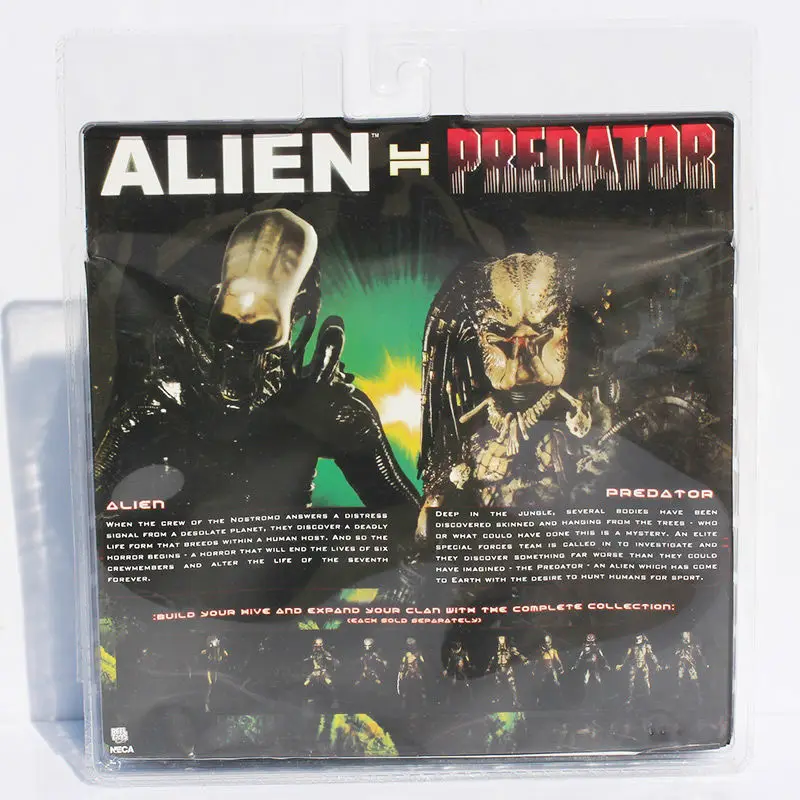 Экшн-фигурка NECA ALIEN VS PREDATOR Тру эксклюзивная 20 см 2 упаковки | Игрушки и хобби