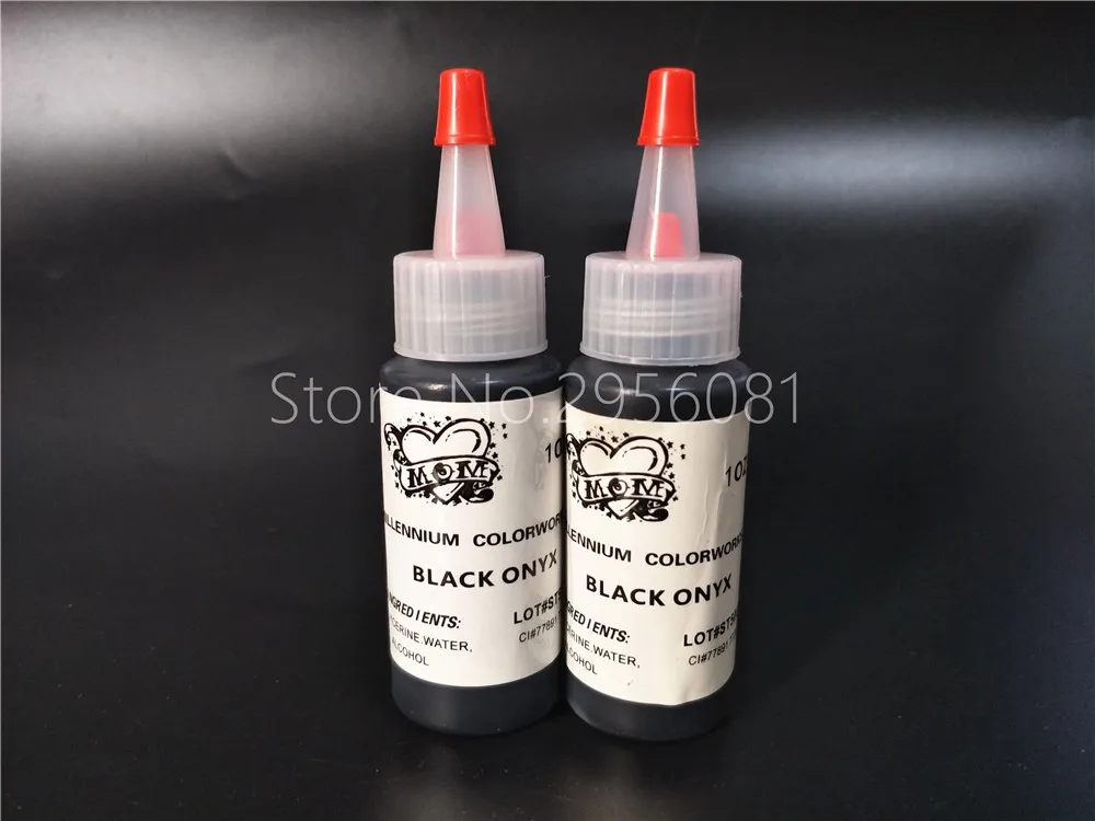 

5pcs black onyx colors tattoo ink permanent makeup pigment 30ml/bottle(1OZ) tattoo paint set for body makeup tattooing
