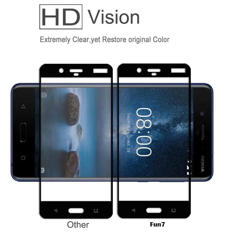 Закаленное стекло 9H для Nokia X6 Защита экрана 6 1 5 7 8 X5 2 3 Plus 2017 2018 защитная пленка |