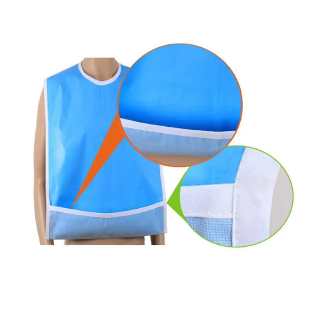 1 шт. многоразовое полотенце водонепроницаемое моющееся слюнявное регулируемое