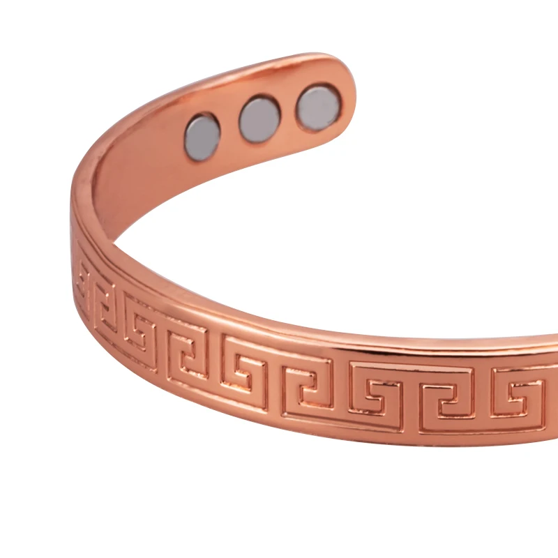 Маленькая лягушка Магнитный Чистый медный энергетический здоровый браслет