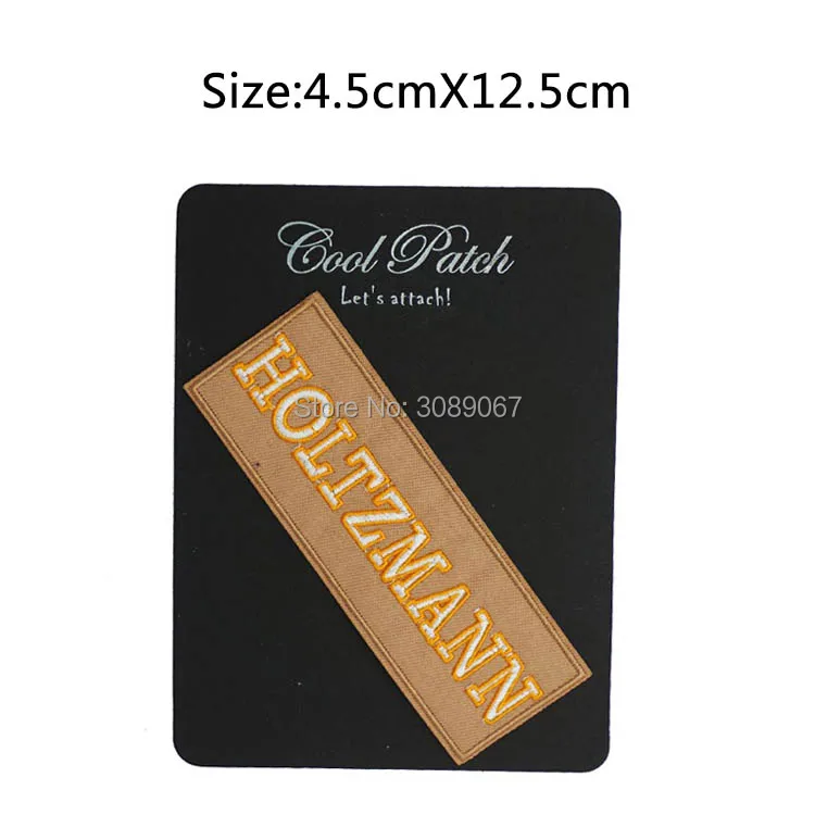 5 &quotнашивка с именной биркой Holtzman для кинофильмов вышитая эмблема шитья железная