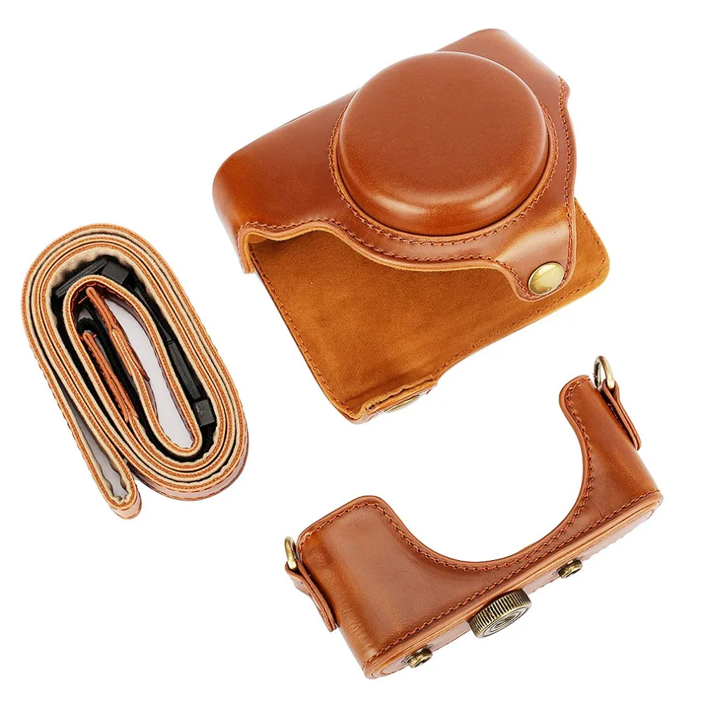 Чехол из искусственной кожи для цифровой камеры Sony RX100VII M7 RX100VI M6 RX100V M5 RX100VA M5A RX100IV M4