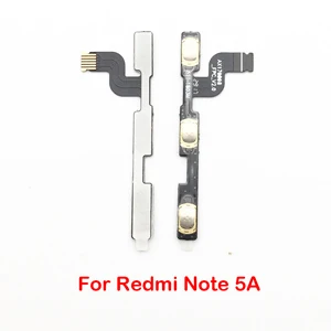 For Redmi Note 5A Кнопка регулировки громкости источник энергии кнопка включения выключения гибкий кабель для Xiaomi Redmi 5X3 S 4A 5 Plus Note 2 5A 4 3 Pro Special Edition 4X Global - Цвет: For Redmi Note 5A