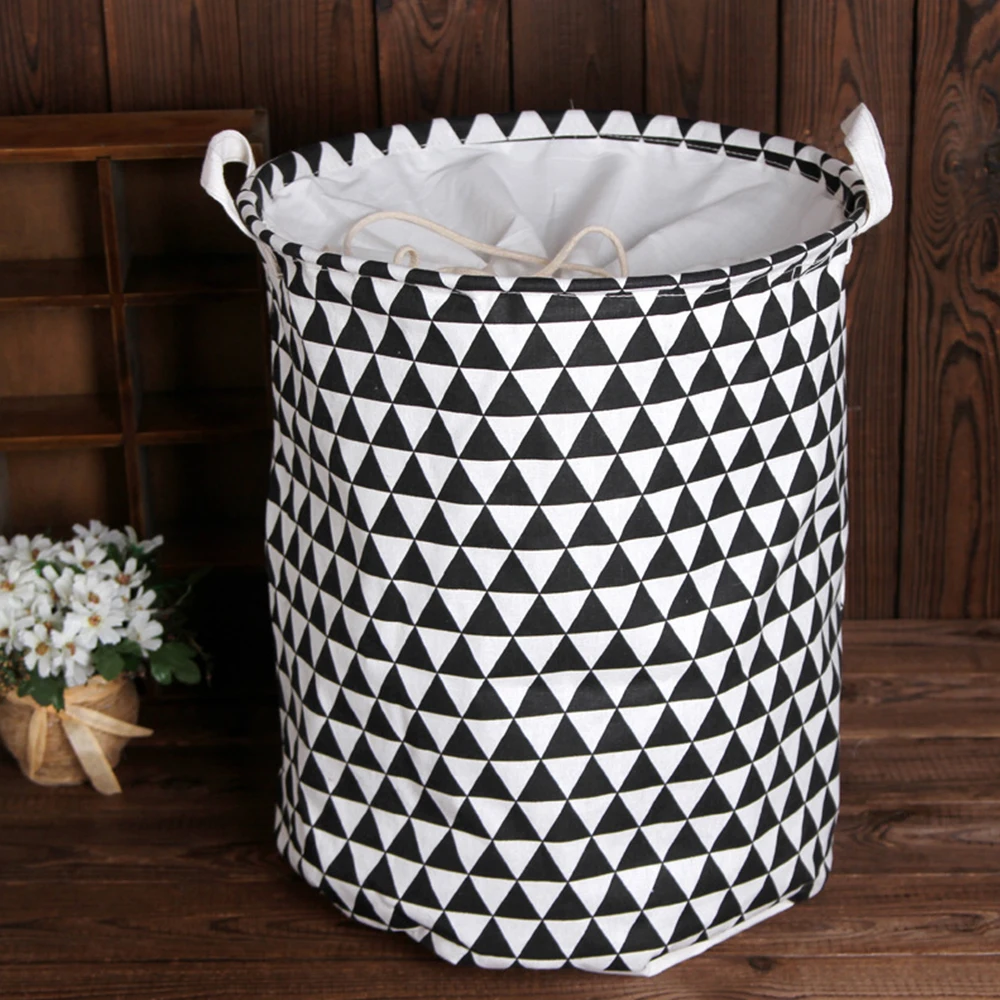 Большая корзина для грязного белья складная хранения игрушек маленьких детей