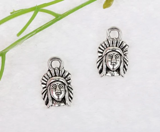 Винтажная подвеска с серебряной головой королевы для изготовления ювелирных