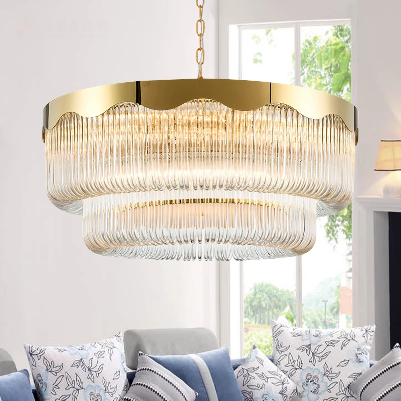 Современный светодиодный подвесной светильник роскошное художественное