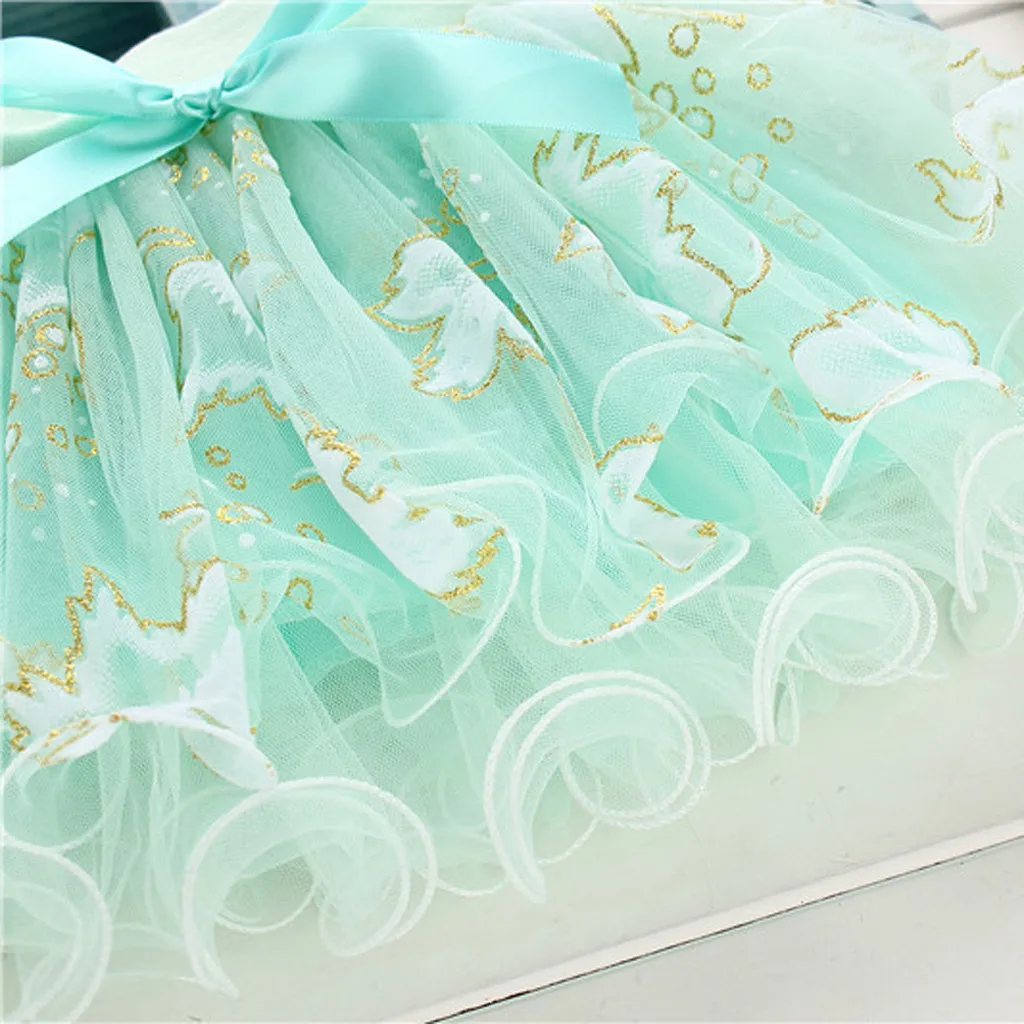 Детские платья для девочек летнее Тюлевое Пышное Платье-пачка бальное платье