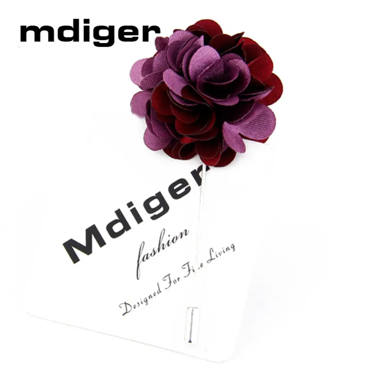 Handmade Brooch Flower Long Pin Wedding or Party For Men's Suit Brooches Corsage Boutonniere | Украшения и аксессуары