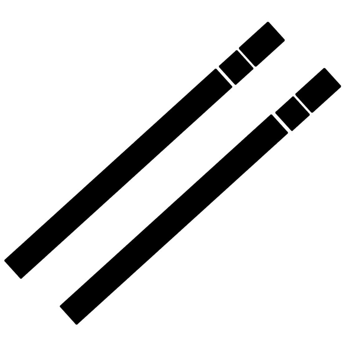 black CITALL 2Pcs Vinyl Car Bonnet Stripes Hood Sticker Cover Decal dWm2754536 Fit for MINI Cooper R50 R53 R56 R55 Black/White/Red - Color Name: black