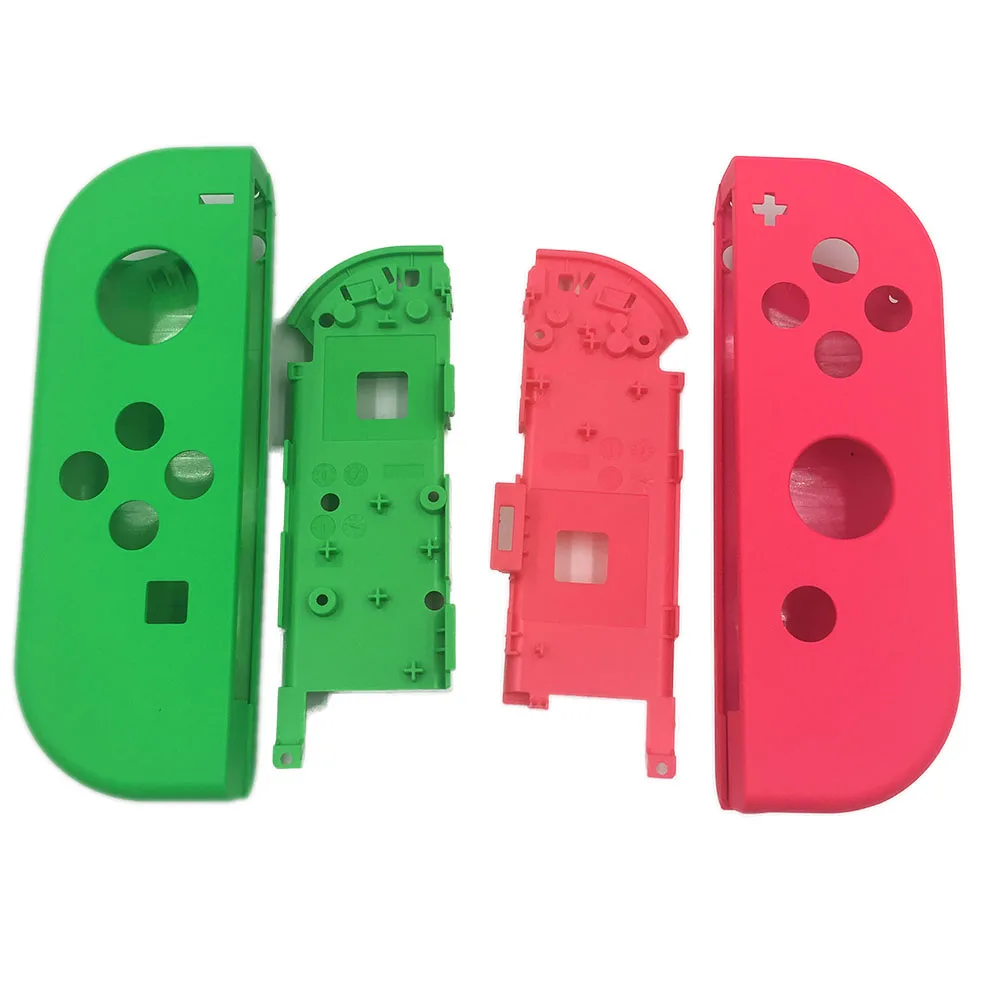 Пластиковый зеленый розовый левый правый защитный чехол для nintendo Switch Joy Con