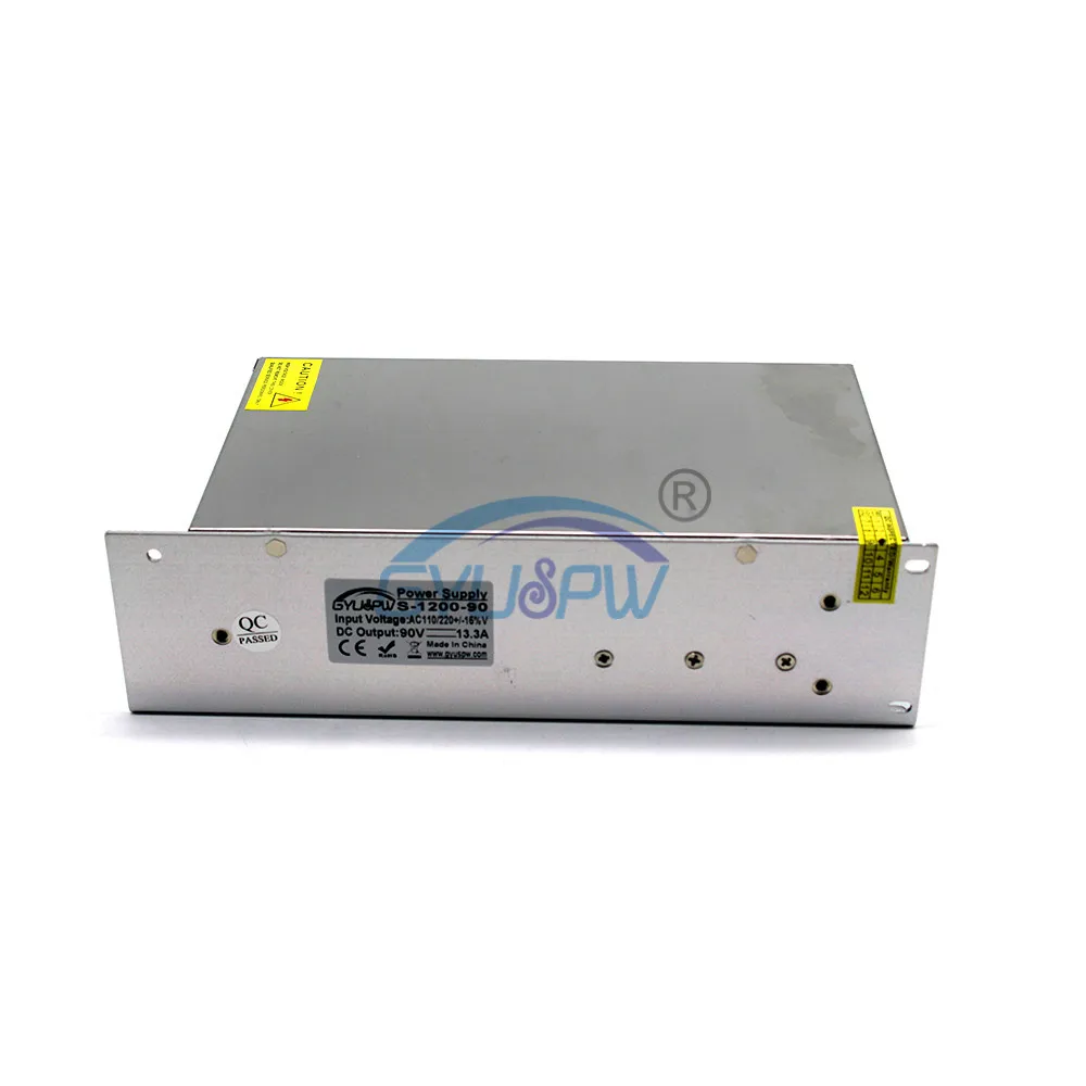 Импульсный источник питания DC 90V 13.3A 1200W Трансформатор источника 220V 110AC DC60V SMPS для