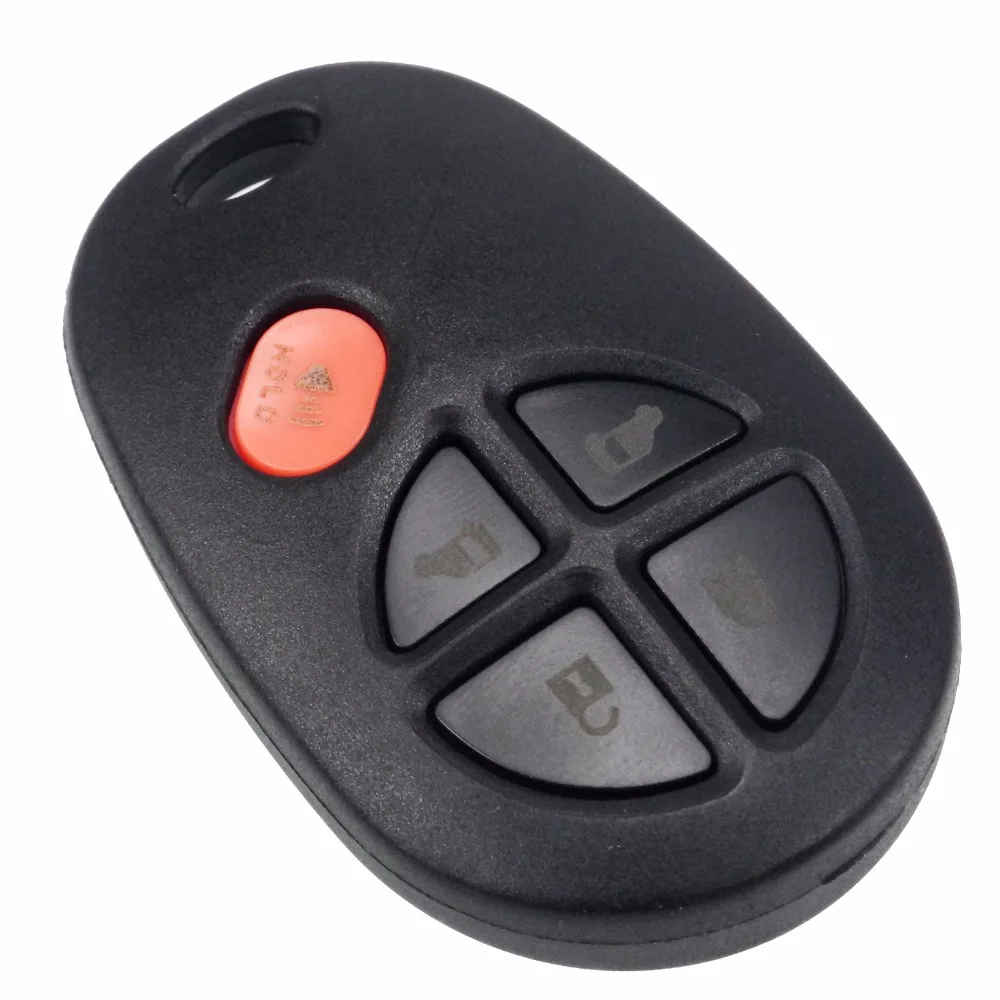 Jingyuqin 10ps для TOYOTA Sienna 2004-2013 дистанционный ключ-брелок от машины 5 кнопок чехол