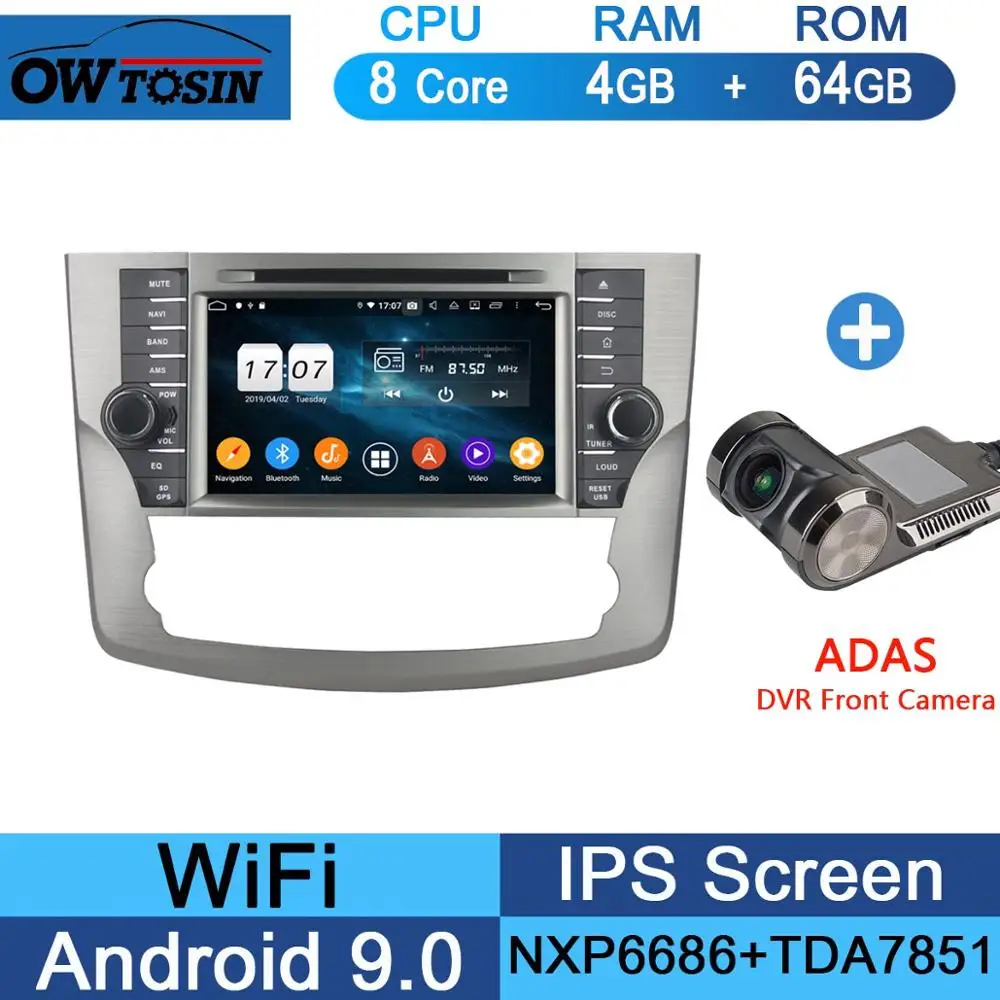 64G Adas Camera " ips 1920*1080 8 Core 4 Гб ОЗУ+ 64 Гб ПЗУ Android 9,0 автомобильный dvd-плеер для Toyota Avalon 2011 2012 2013 DSP радио gps Parrot BT Adas - Цвет: 64G Adas Camera