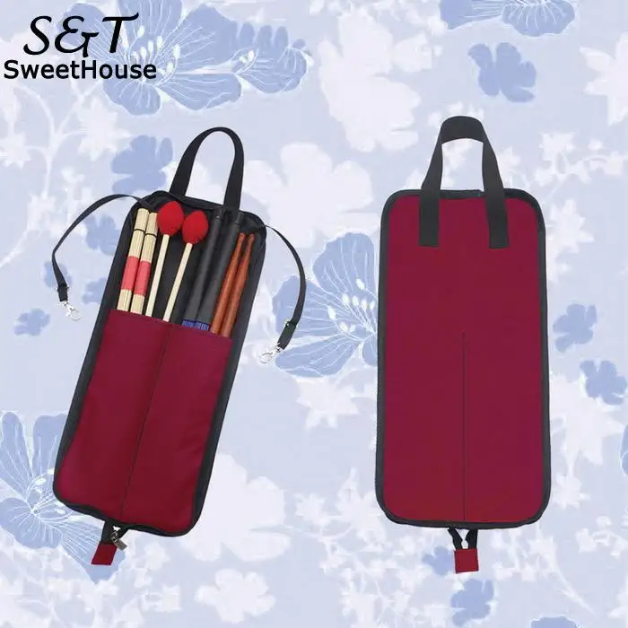 Чехол для барабанных палочек водостойкая ткань Оксфорд красный розовый зеленый