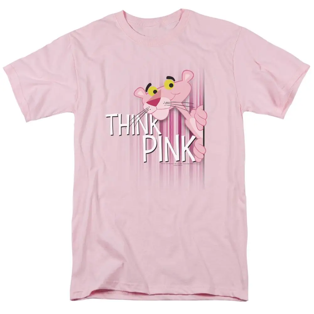 2020 с закрытым носком Для мужчин Розовая пантера Think Pink Мужчин's футболка