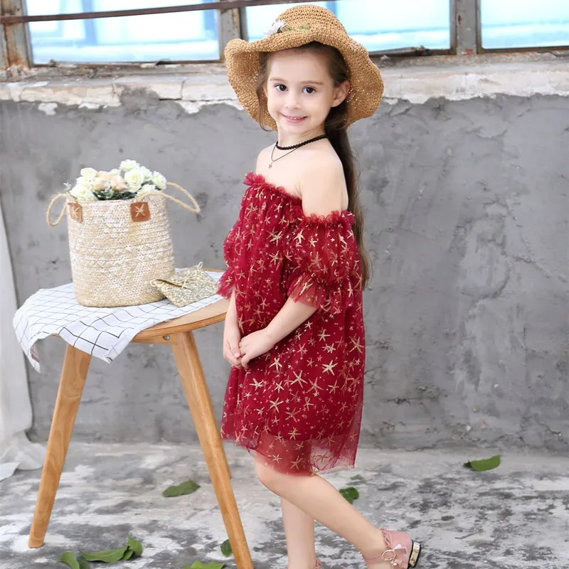 Новинка 2019 летние платья для девочек детская одежда кружевное платье принцессы с