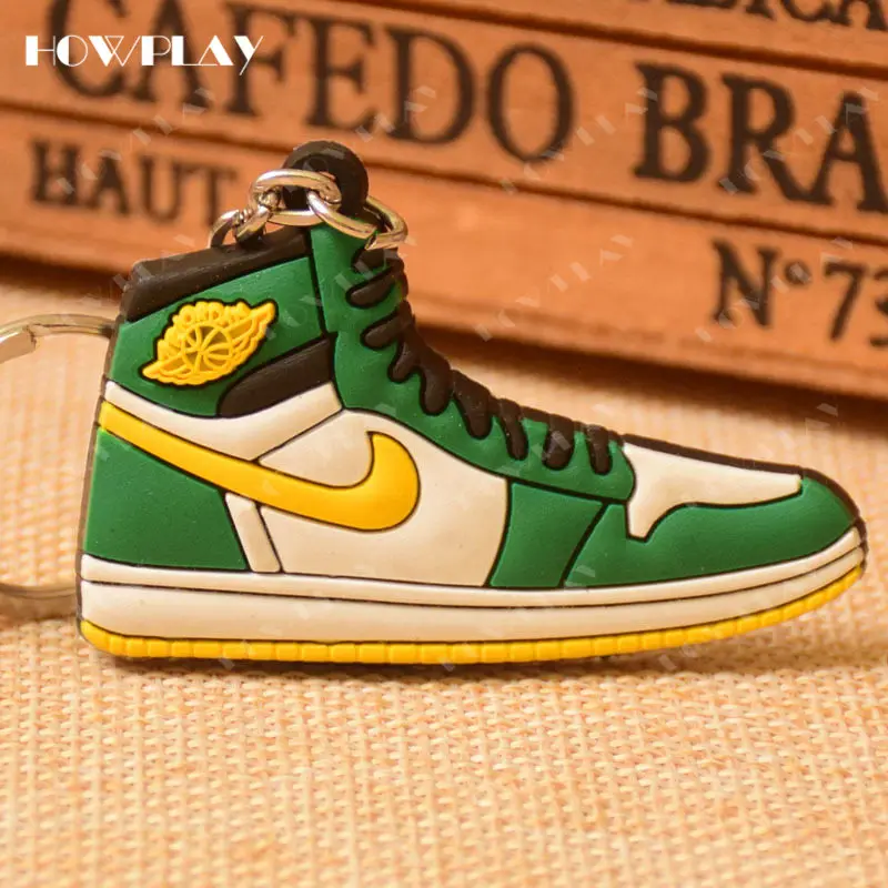 AJ1-021 HowPlay мини кроссовки брелки jordan 1 сумка очарование Баскетбольная обувь модельный брелок AJ1 подвеска на рюкзак держатель для ключей креативные подарки - Цвет: AJ1-021