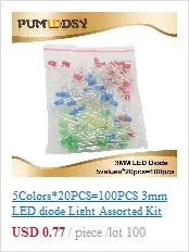 16 значений* 20 шт = 3 20 шт 1206 SMD конденсатор Ассорти Комплект 10pF~ 22 мкФ компонент diy Образцы комплект и