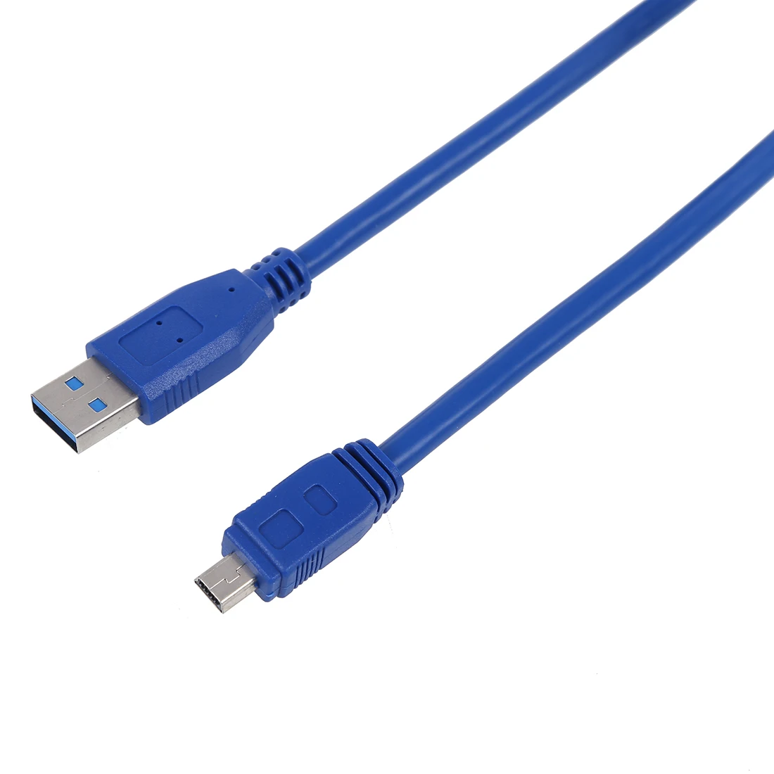 Синий Суперскоростной USB 3 0 тип A штекер мини B 10 контактный кабель-адаптер |