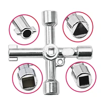 universal cross triangle key for train electrical elevator cabinet valve alloy triangle