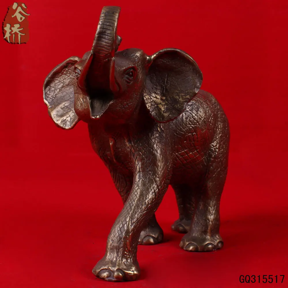 

Фэн-шуй домашний декор индийский латунь медь Слон предметы мебели ручные сувениры