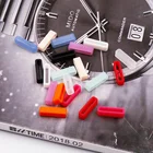 2 шт. аксессуары для часов для Swatch ультра-тонкая серия ремешок петля силиконовый ремешок петли SFK397 SFK360 многоцветные петли