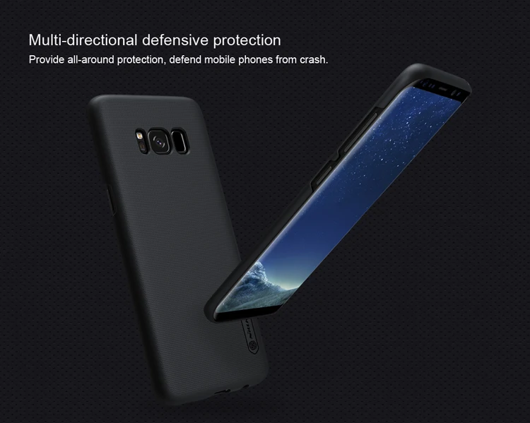 Для samsung Galaxy S8 чехол Nillkin матовый защитный жесткий защитный чехол-накладка матовый чехол для samsung S8