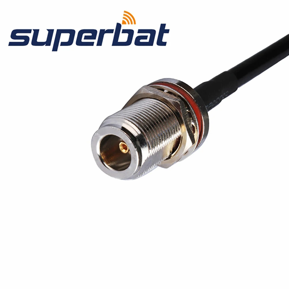 Superbat N Jack перегородка к FME гнездовой кабель отрезок RG58 15 см RF коаксиальный
