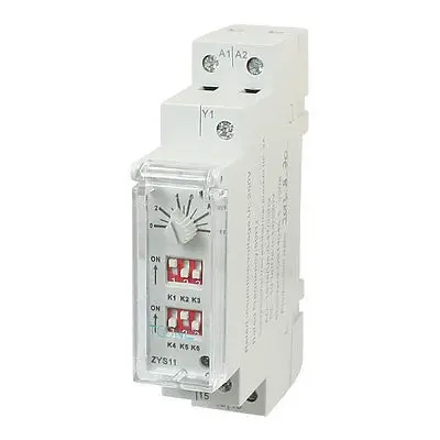 

ZYS11 260V 3A 0.6s-100h DIN Rail Auto Timer Delay w on/off Switch